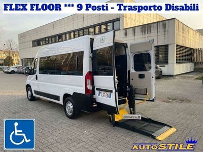 usata Fiat Ducato 15 FLEX FLOOR 9 POSTI 150CV **TRASPORTO DISABILI