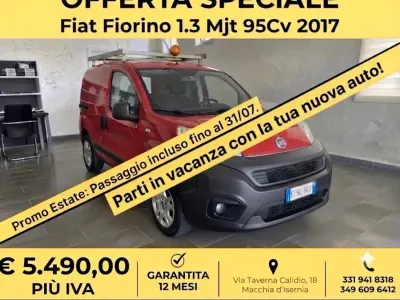 Usata Fiat Fiorino 95 CV (69 kW) 2017 Rosso Monovolume