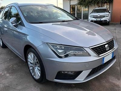 Usata Seat Leon ST Business 115 CV (84 kW) 2019 Argento Station wagon