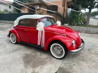 Usata VW Type 3 Karmann 208 CV (152 kW) 1960 Rosso Cabrio