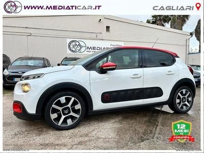 Usata Citroën C3 Shine 74 CV (54 kW) 2017 Bianco Berlina