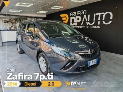 Usata Opel Zafira Tourer 131 CV (96 kW) 2014 Grigio Monovolume