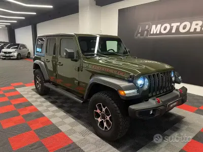 Usata Jeep Wrangler Unlimited Rubicon 272 CV (200 kW) 2022 Verde SUV