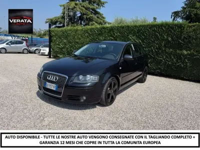 Usata Audi A3 Sportback Ambition 140 CV (102 kW) 2005 Nero Utilitaria
