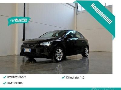 Usata Opel Corsa Elegance 75 CV (55 kW) 2023 Nero Utilitaria
