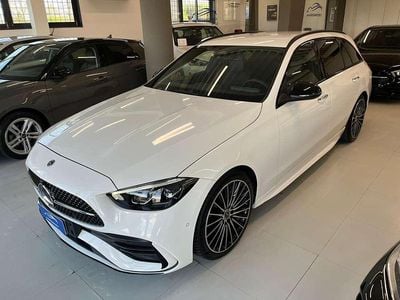 Usata Mercedes C220 Premium Plus 200 CV (147 kW) 2022 Bianco lucido Station wagon