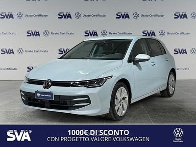 Nuova VW Golf VIII 150 CV (110 kW) 2025 Crystal ice blue metallizzato Berlina