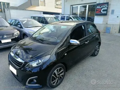 Usata Peugeot 108 Allure 69 CV (50 kW) 2015 Nero Berlina