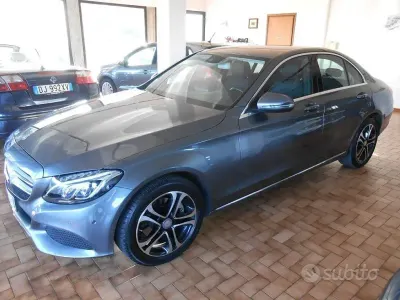 Usata Mercedes C220 170 CV (125 kW) 2017 Grigio Berlina