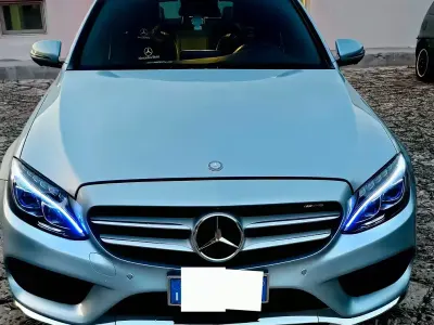 Usata Mercedes C220 AMG Line Premium Plus 170 CV (125 kW) 2015 Grigio Station wagon