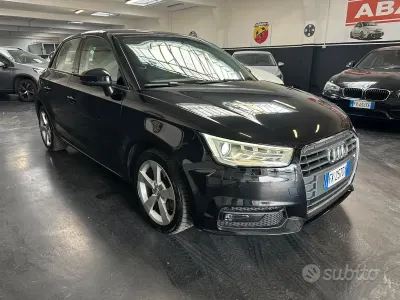 Usata Audi A1 Sportback 116 CV (85 kW) 2017 Nero Utilitaria