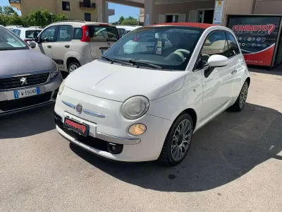 Usata Fiat 500C Lounge 75 CV (55 kW) 2009 Bianco Cabrio