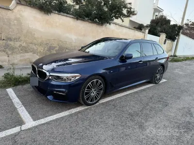 Usata BMW 530 M Sport 249 CV (183 kW) 2018 Blu Station wagon