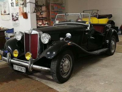 Usata MG TD 54 CV (39 kW) 1951 Nero Cabrio