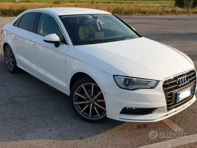 Usata Audi A3 Ambition 150 CV (110 kW) 2015 Bianco Berlina