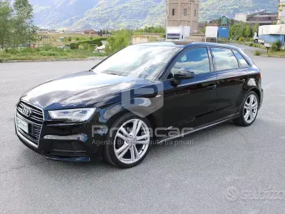 Usata Audi A3 Sport 150 CV (110 kW) 2017 Nero Utilitaria