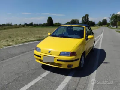 Usata Fiat Punto Cabriolet 86 CV (63 kW) 1998 Giallo Cabrio