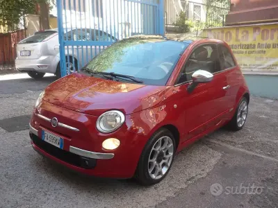 Usata Fiat 500 Lounge 69 CV (50 kW) 2015 Rosso Berlina