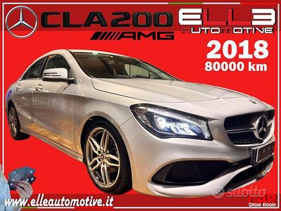 Usata Mercedes CLA200 Premium 136 CV (100 kW) 2018 Grigio Berlina