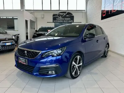 Usata Peugeot 308 GT-line 131 CV (96 kW) 2017 Blu Berlina