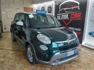 Usata Fiat 500L Trekking 105 CV (77 kW) 2014 Verde Monovolume