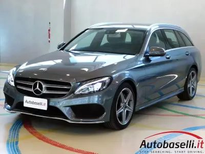 Usata Mercedes C220 AMG line Plus 194 CV (142 kW) 2018 Grigio Station wagon