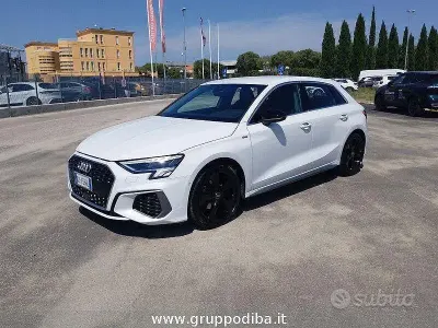 Usata Audi A3 S-Line 116 CV (85 kW) 2022 Bianco Berlina