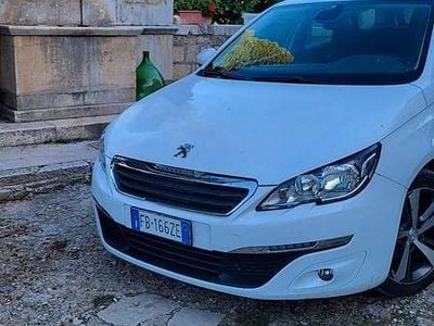Usata Peugeot 308 120 CV (88 kW) 2015 Bianco Berlina