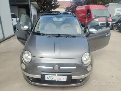 Usata Fiat 500 Lounge 85 CV (62 kW) 2011 Grigio Berlina