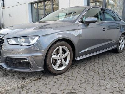 Usata Audi A3 S-Line 110 CV (80 kW) 2015 Grigio Berlina