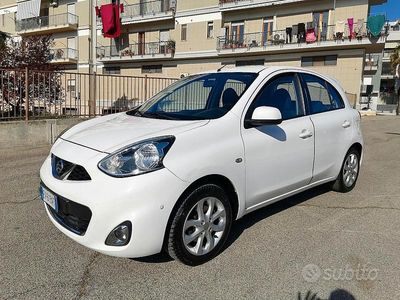 Second-hand Nissan Micra Acenta 80 CP (58 kW) 2014 Alb Hatchback