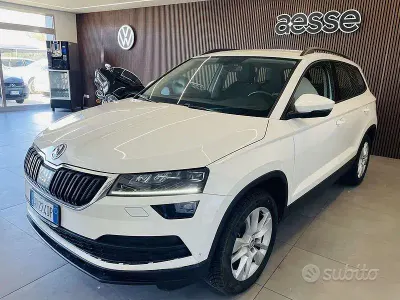 Usata Skoda Karoq Ambition 150 CV (110 kW) 2020 Bianco SUV