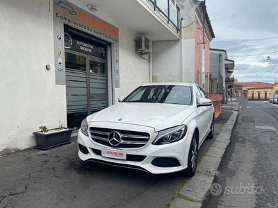 Usata Mercedes C200 136 CV (100 kW) 2016 Bianco Station wagon