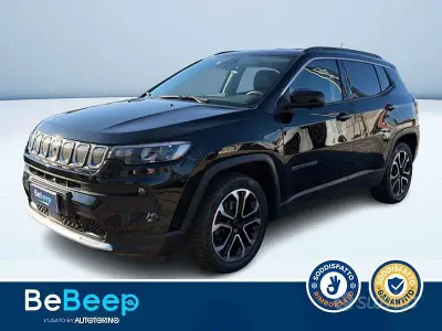 Begagnad Jeep Compass Limited 131 HK (96 kW) 2022 Svart SUV