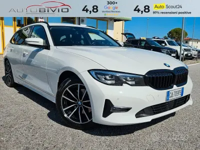 Usata BMW 320 Advantage 190 CV (139 kW) 2020 Bianco Station wagon