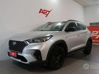 Usata Hyundai Tucson N Line 136 CV (100 kW) 2019 Blu SUV