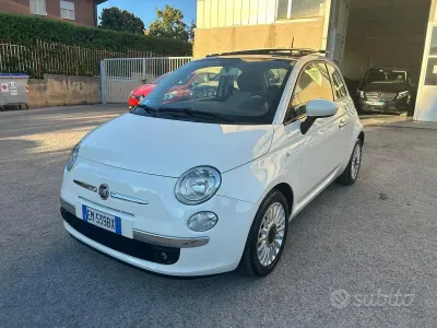 Käytetty Fiat 500 95 HP (69 kW) 2012 Valkoinen Sedan