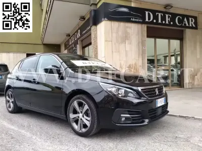 Usata Peugeot 308 Allure 131 CV (96 kW) 2018 Nero Berlina