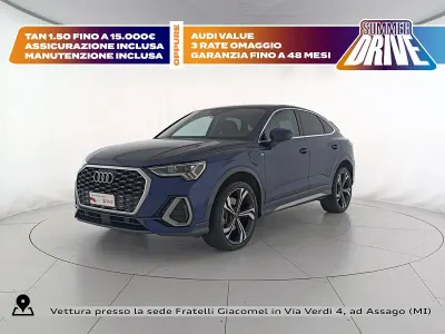 Usata Audi Q3 Sportback S-Line 245 CV (180 kW) 2023 Blu navarra metallizzato SUV