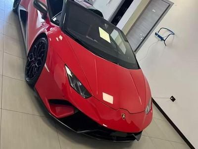 Usata Lamborghini Huracán 640 CV (470 kW) 2019 Rosso Cabrio