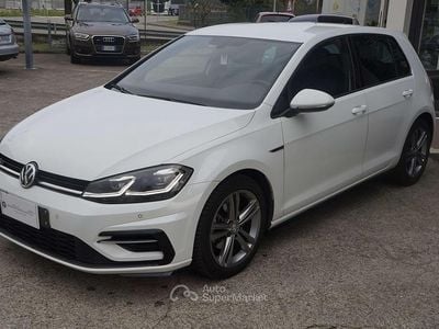 Usata VW Golf VII Sport 110 CV (80 kW) 2017 Bianco Berlina