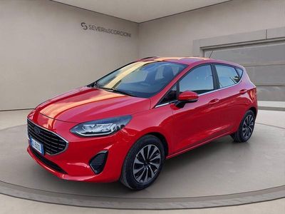 Usata Ford Fiesta Titanium 75 CV (55 kW) 2022 Rosso Berlina