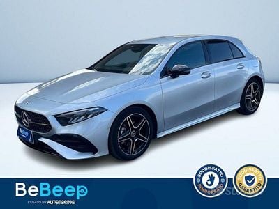 Usata Mercedes A180 AMG line 116 CV (85 kW) 2024 Grigio Berlina
