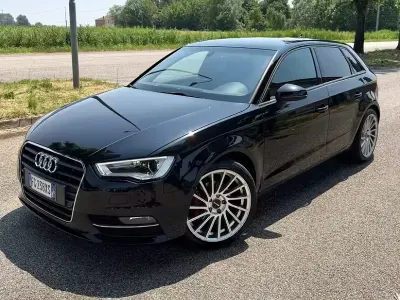 Usata Audi A3 Attraction 150 CV (110 kW) 2013 Nero Berlina