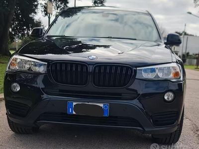 Usata BMW X3 Sport Line 150 CV (110 kW) 2015 Nero SUV
