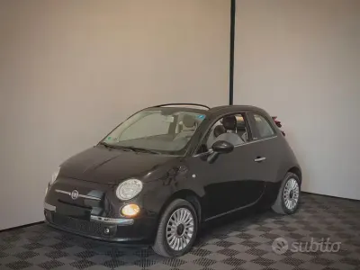 Usata Fiat 500C Lounge 69 CV (50 kW) 2012 Nero Cabrio