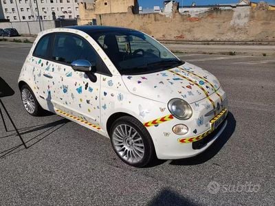 Usata Fiat 500 85 CV (62 kW) 2009 Bianco Cabrio
