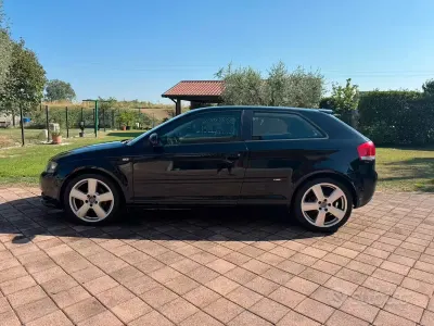 Usata Audi A3 S-Line 140 CV (102 kW) 2006 Nero Utilitaria