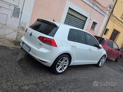 Usata VW Golf VII 110 CV (80 kW) 2014 Bianco Berlina