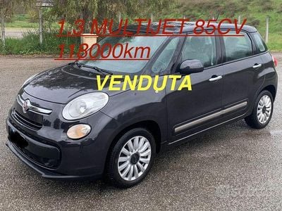 Usata Fiat 500L Lounge 85 CV (62 kW) 2014 Grigio Monovolume